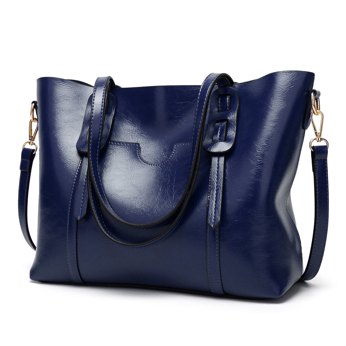 Geneorita | Vintage Waxed Leather Tote Bag