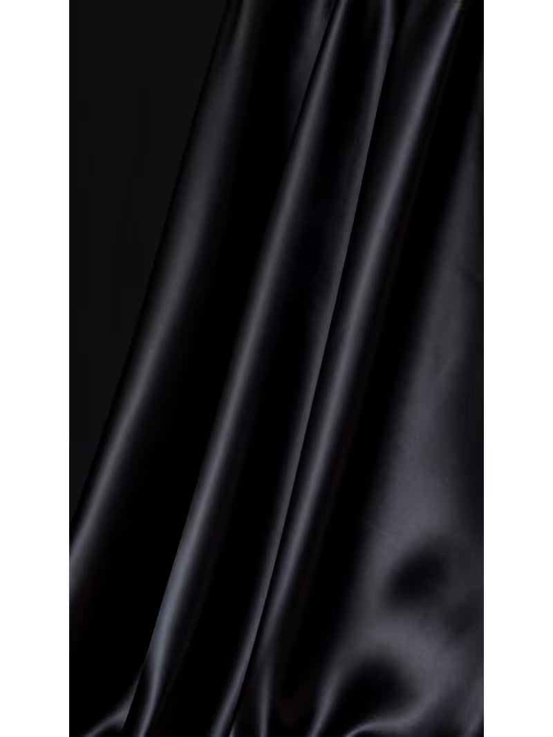 Avelea | Satin Square Neck Blouse with Side Buttons