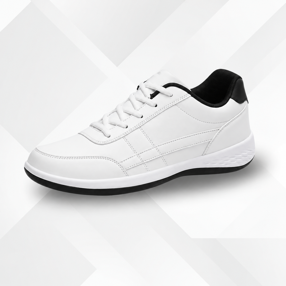 CloudWalk | Lace-Up Sneakers with Two-Tone Trim