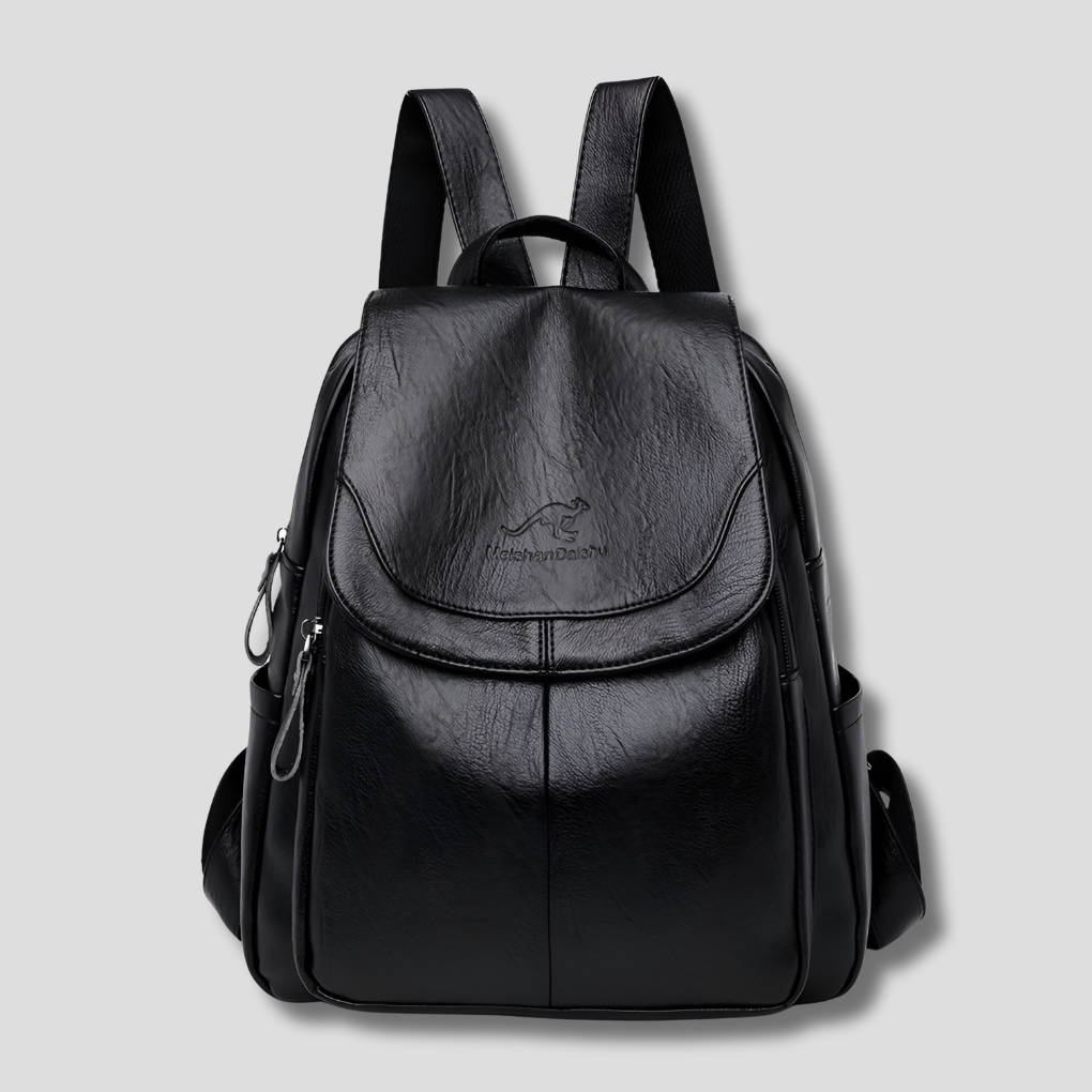 UrbanMuse | Backpack With Flap Top and Side Pockets