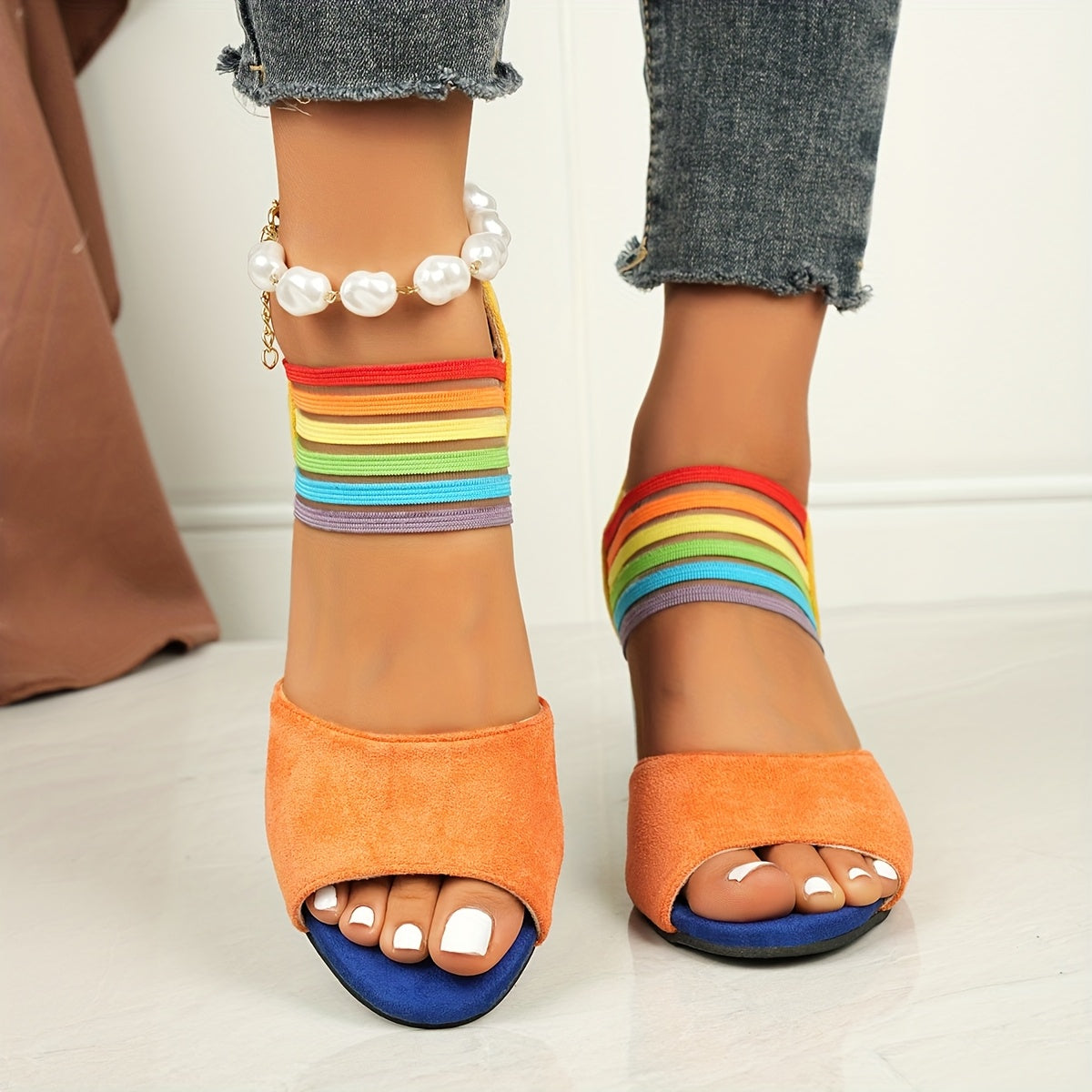 Ludovica | Chunky Heeled Open Toe Sandals