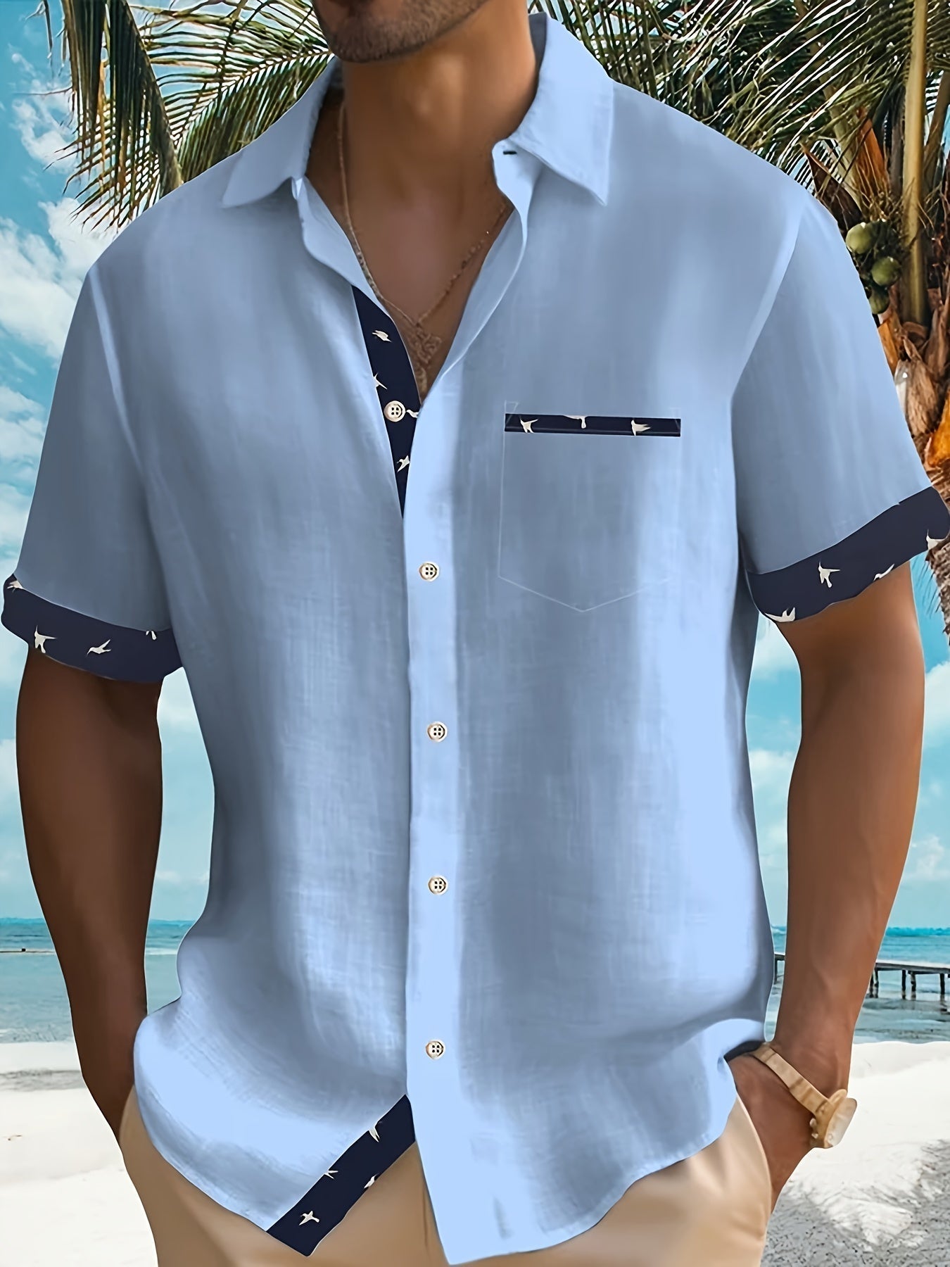 Julio - Short Sleeve Button Front Shirt