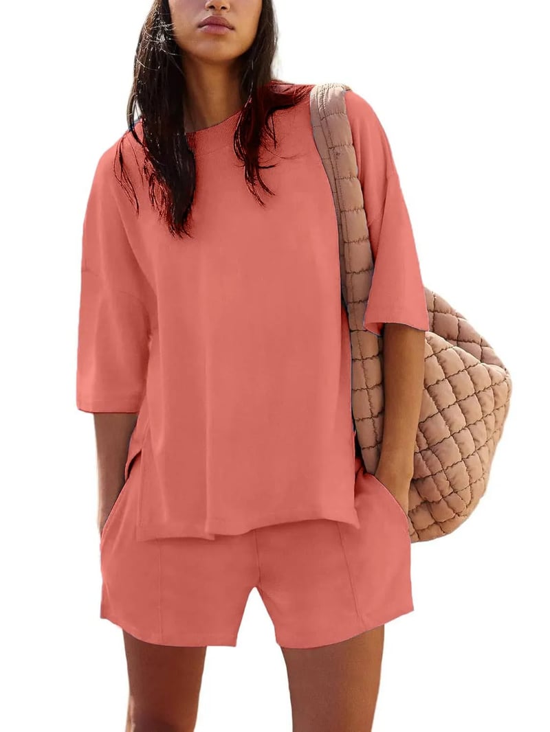 Iselin | Two-Piece Round Neck Shorts Set