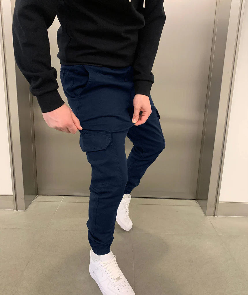 Marko - Cargo Jogger Pants Slim Fit Drawstring