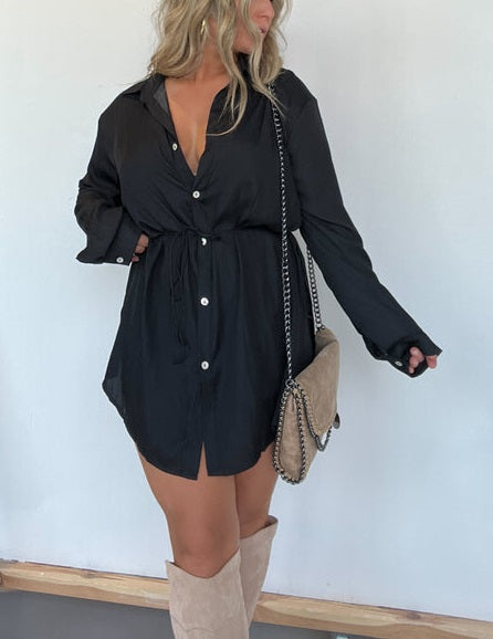 Giulia | Loose Turn-Down Collar Shirt Shorts Set