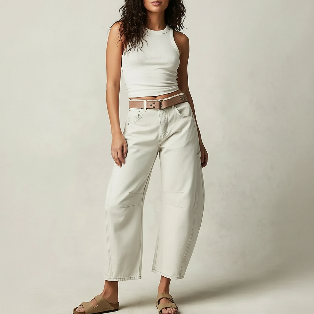 Samira | Relaxed Fit High Waist Jeans