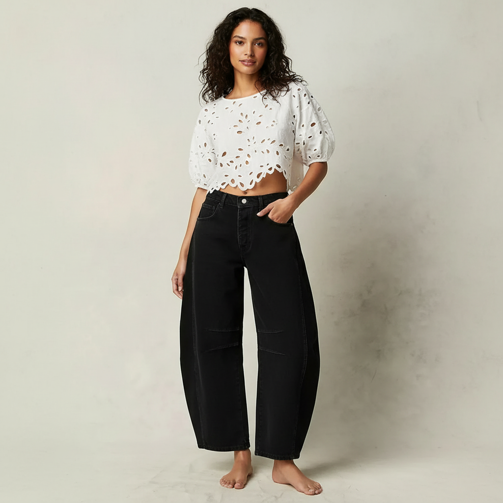 Samira | Relaxed Fit High Waist Jeans
