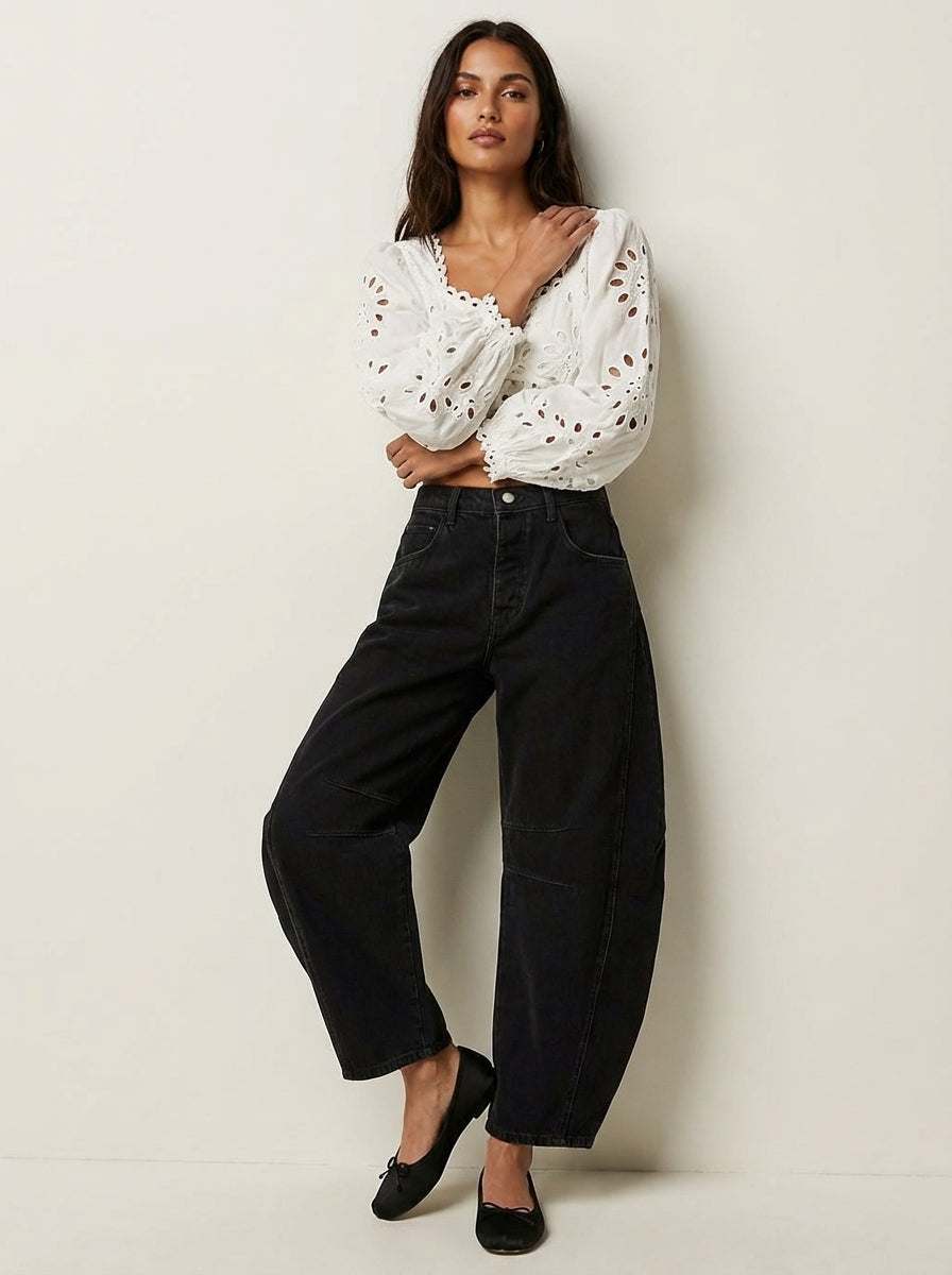 Samira | Relaxed Fit High Waist Jeans