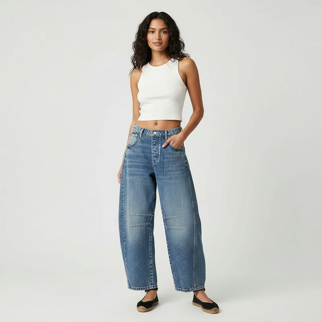 Samira | Relaxed Fit High Waist Jeans