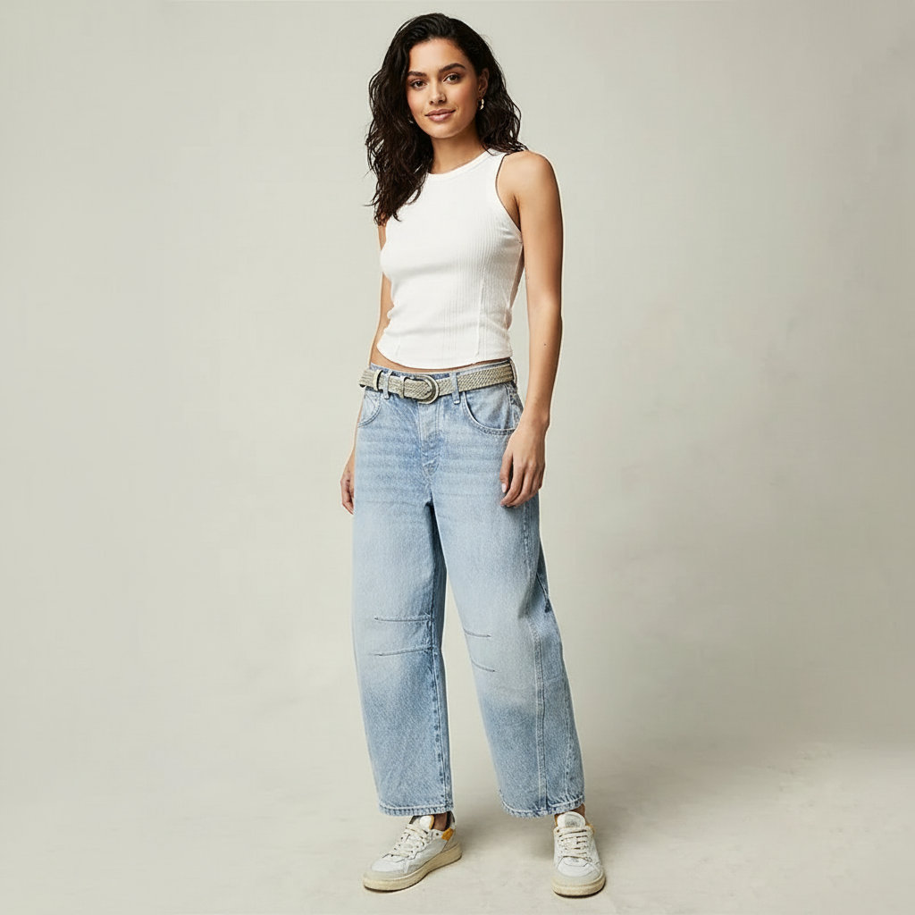 Samira | Relaxed Fit High Waist Jeans