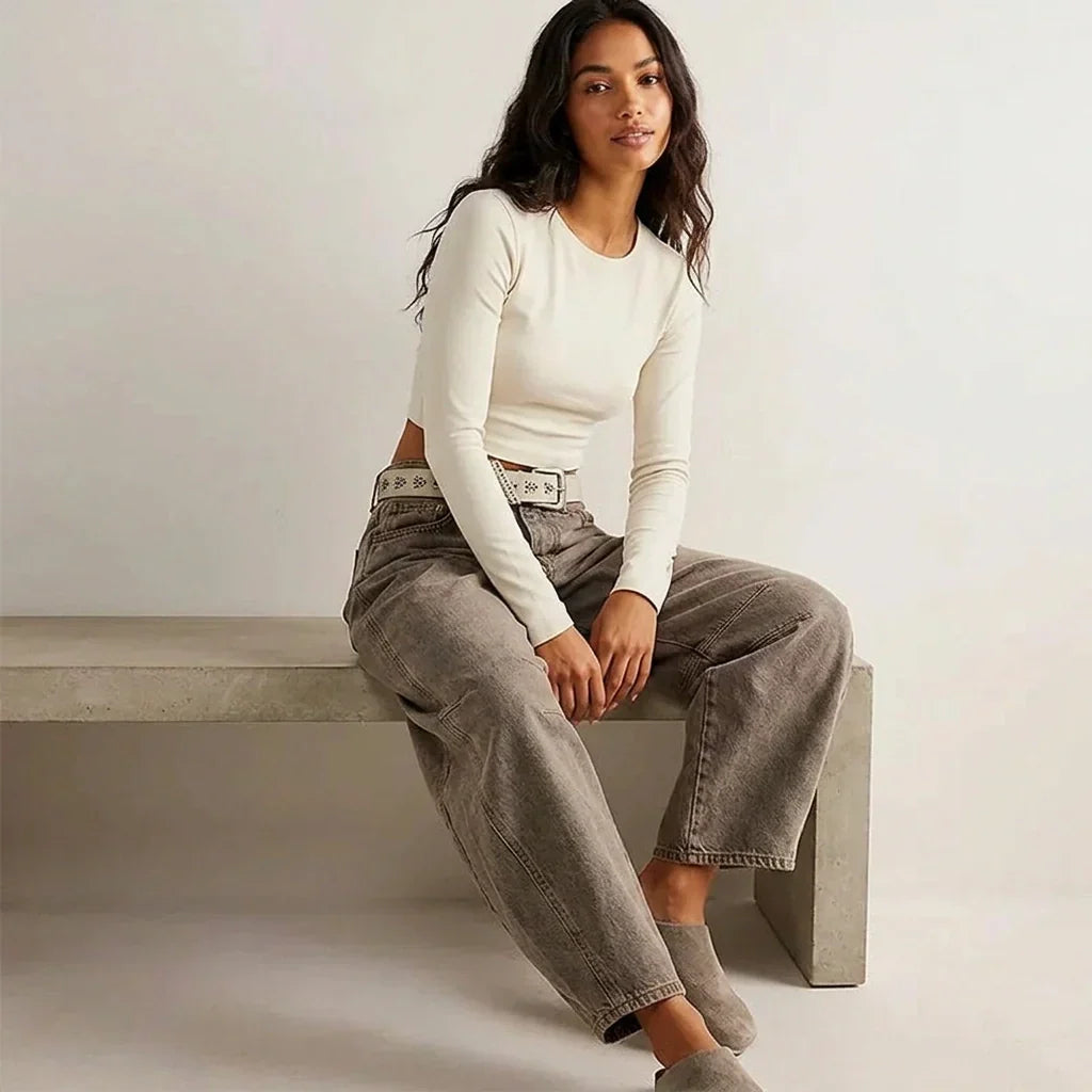 Samira | Relaxed Fit High Waist Jeans