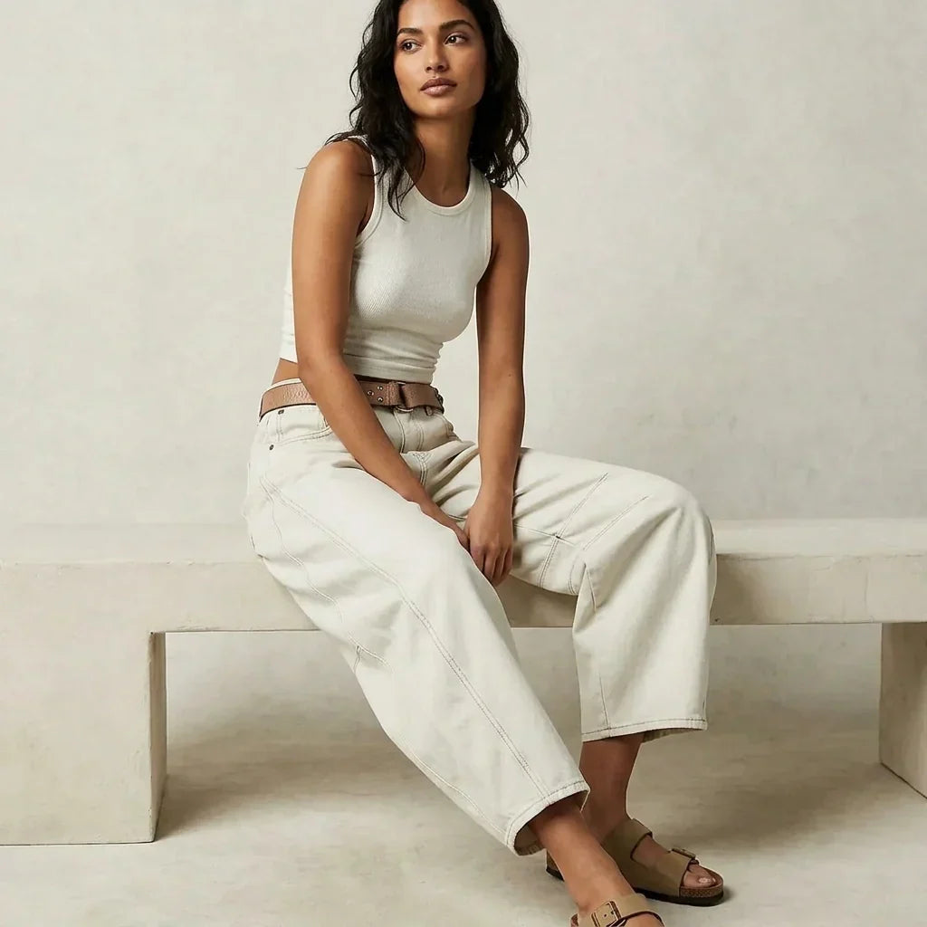 Samira | Relaxed Fit High Waist Jeans