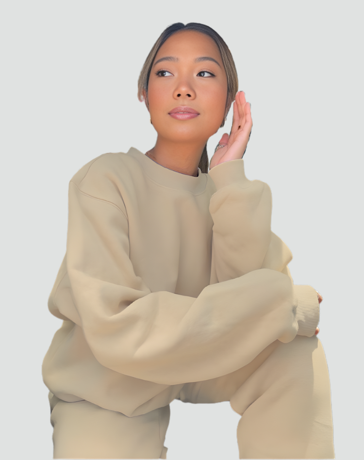 Mileelella | Knitted Lounge Set with Sweater and Pants