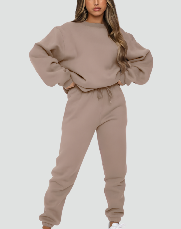 Mileelella | Knitted Lounge Set with Sweater and Pants