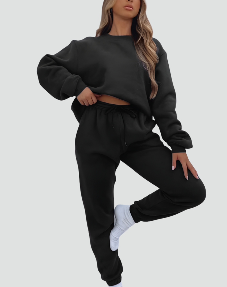 Mileelella | Knitted Lounge Set with Sweater and Pants