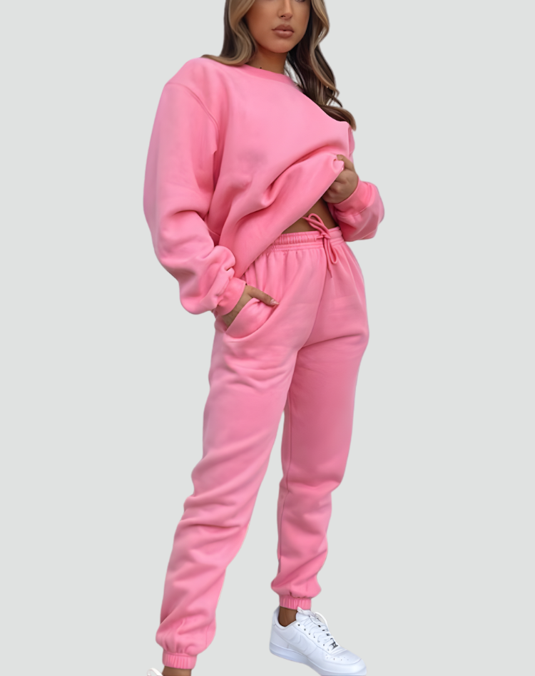 Mileelella | Knitted Lounge Set with Sweater and Pants