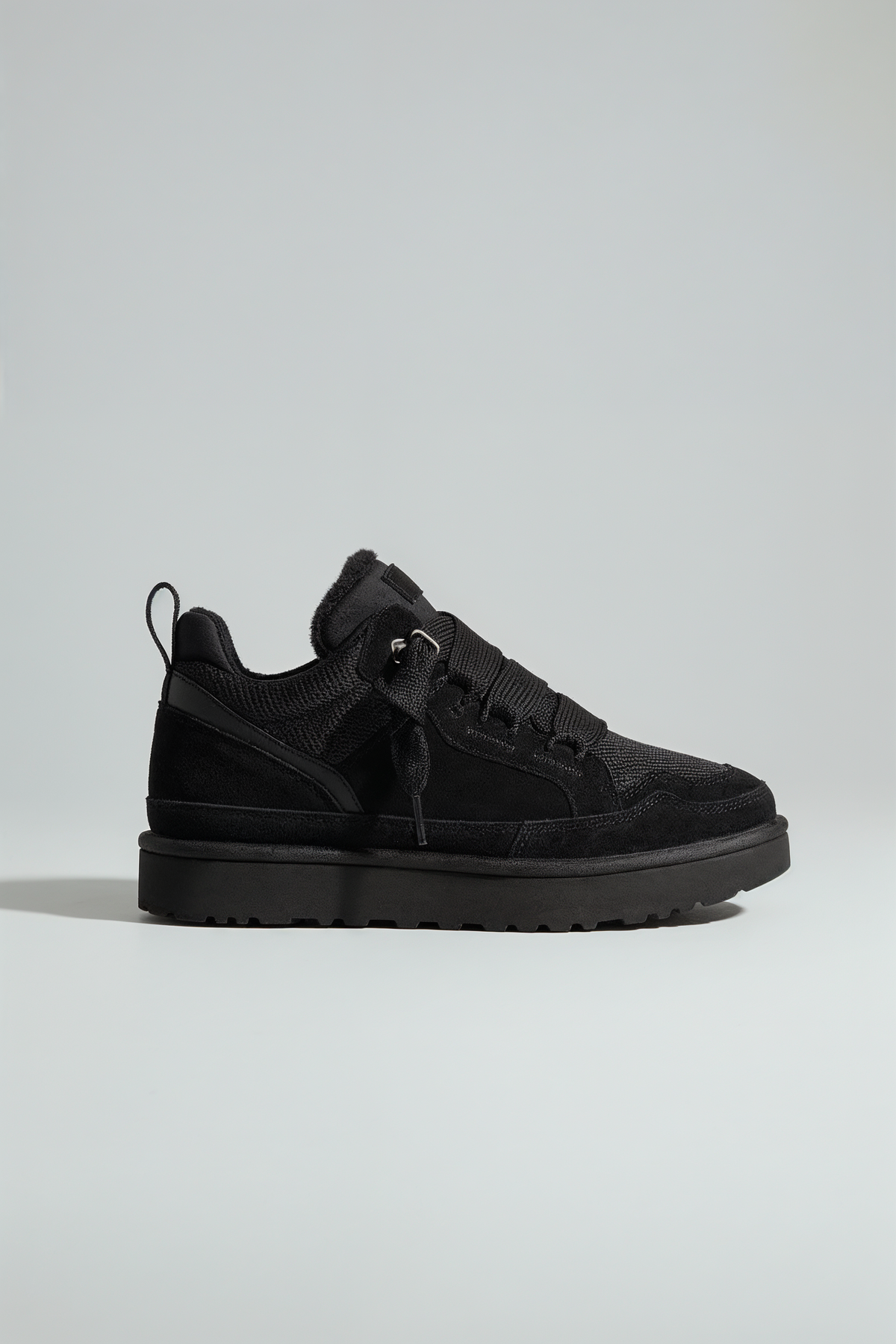 Natalja | Sneakers With Plush Trim and Platform Soles
