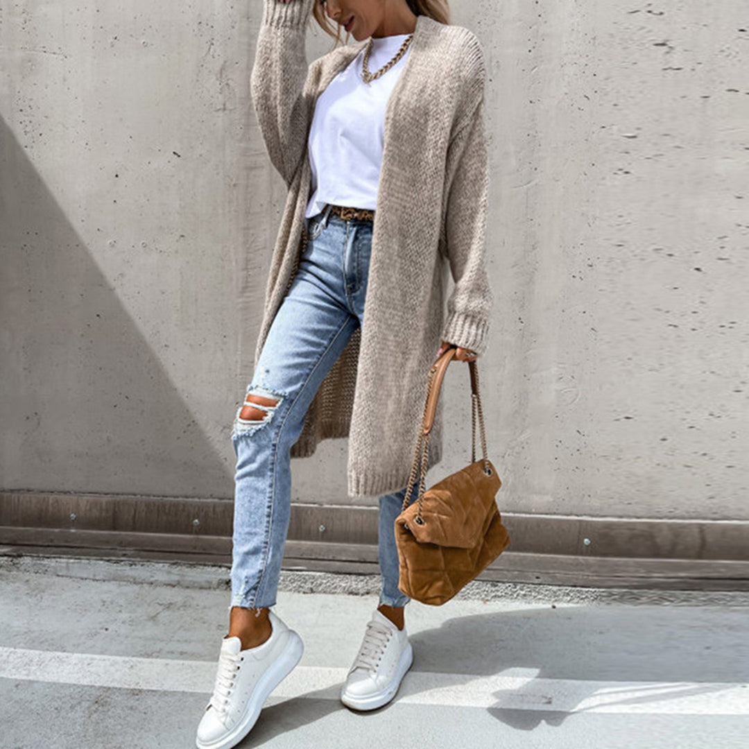 Lois | Cardigan With Long Sleeves and Open Front
