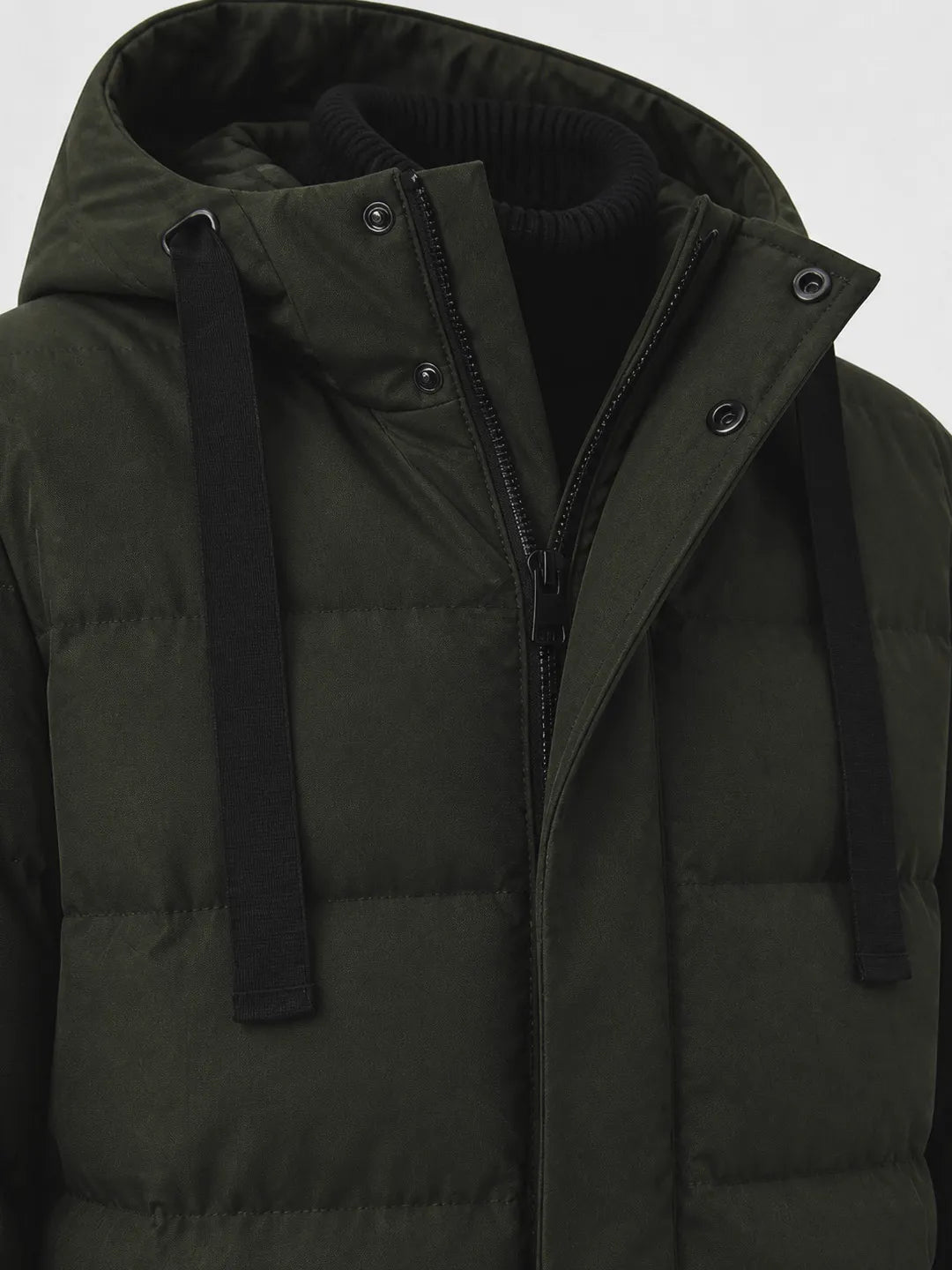 Jacques | Puffer Coat with Hood and Longline Fit