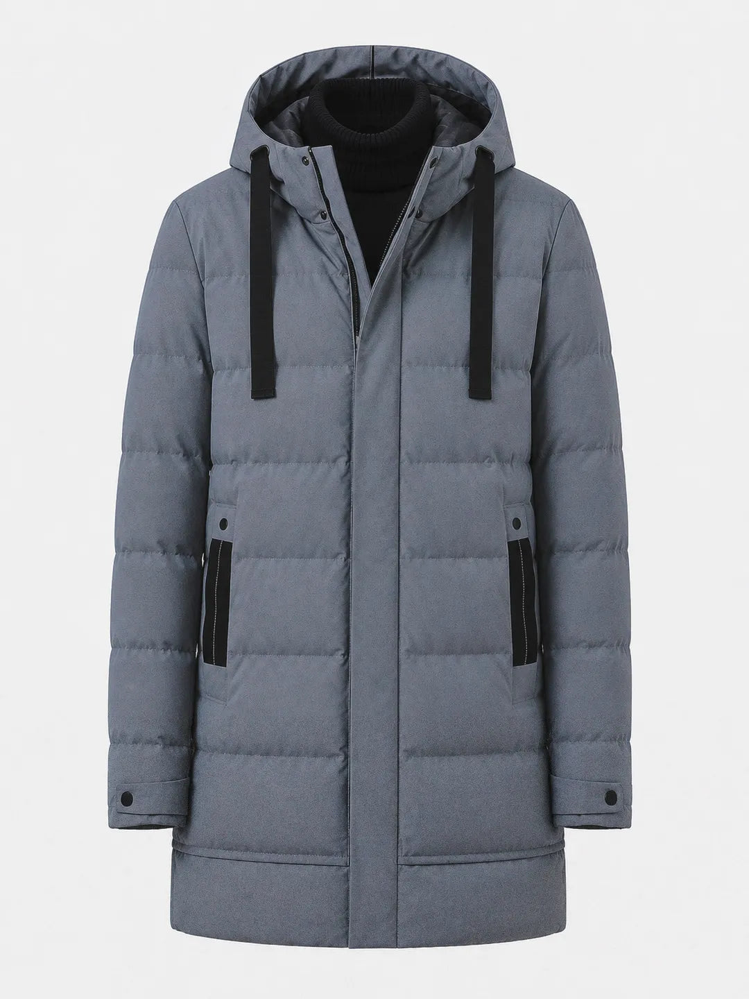 Jacques | Puffer Coat with Hood and Longline Fit