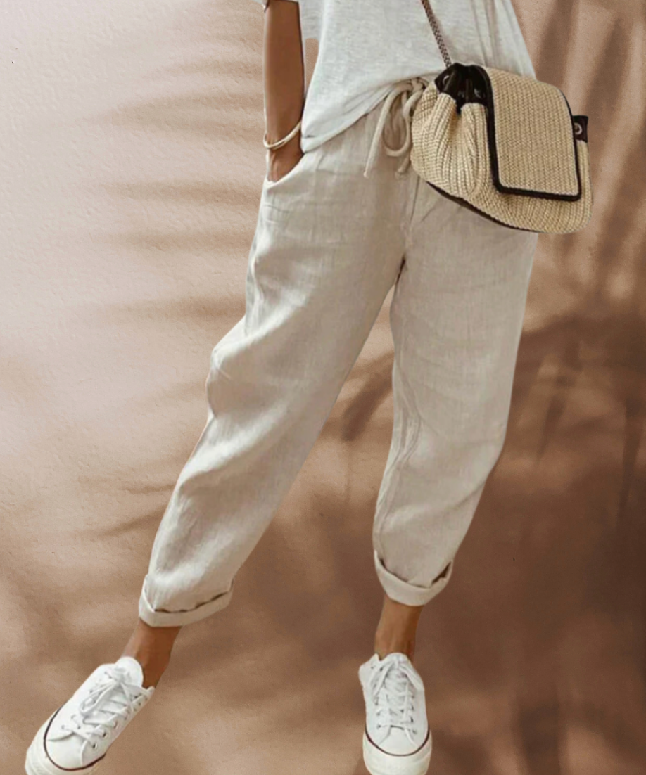 Zabrina | Casual Summer Pants with Drawstring