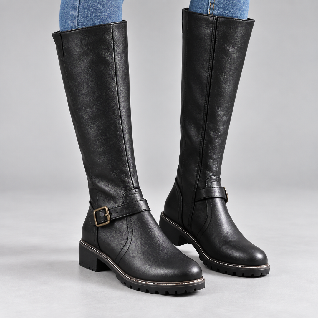 Bernardino | Boots With Tall Shafts and Buckle Straps