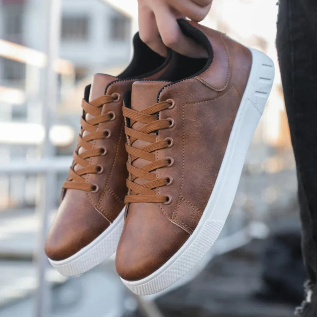 Bert - Low Top Lace Up Casual Sneakers