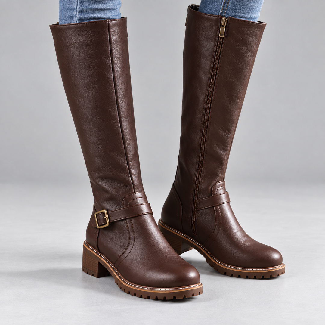 Bernardino | Boots With Tall Shafts and Buckle Straps