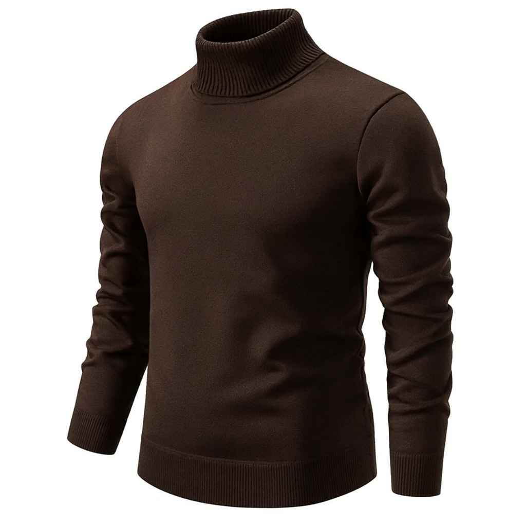 Cristopher | Sweater with Ribbed Turtleneck and Long Sleeves