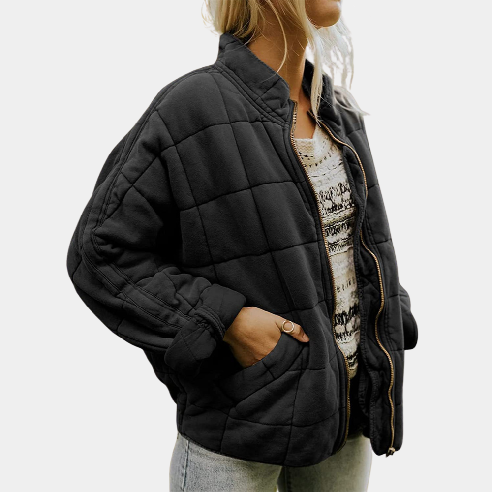 Shana | Cardigan With Hood, Zipper and Utility Pockets