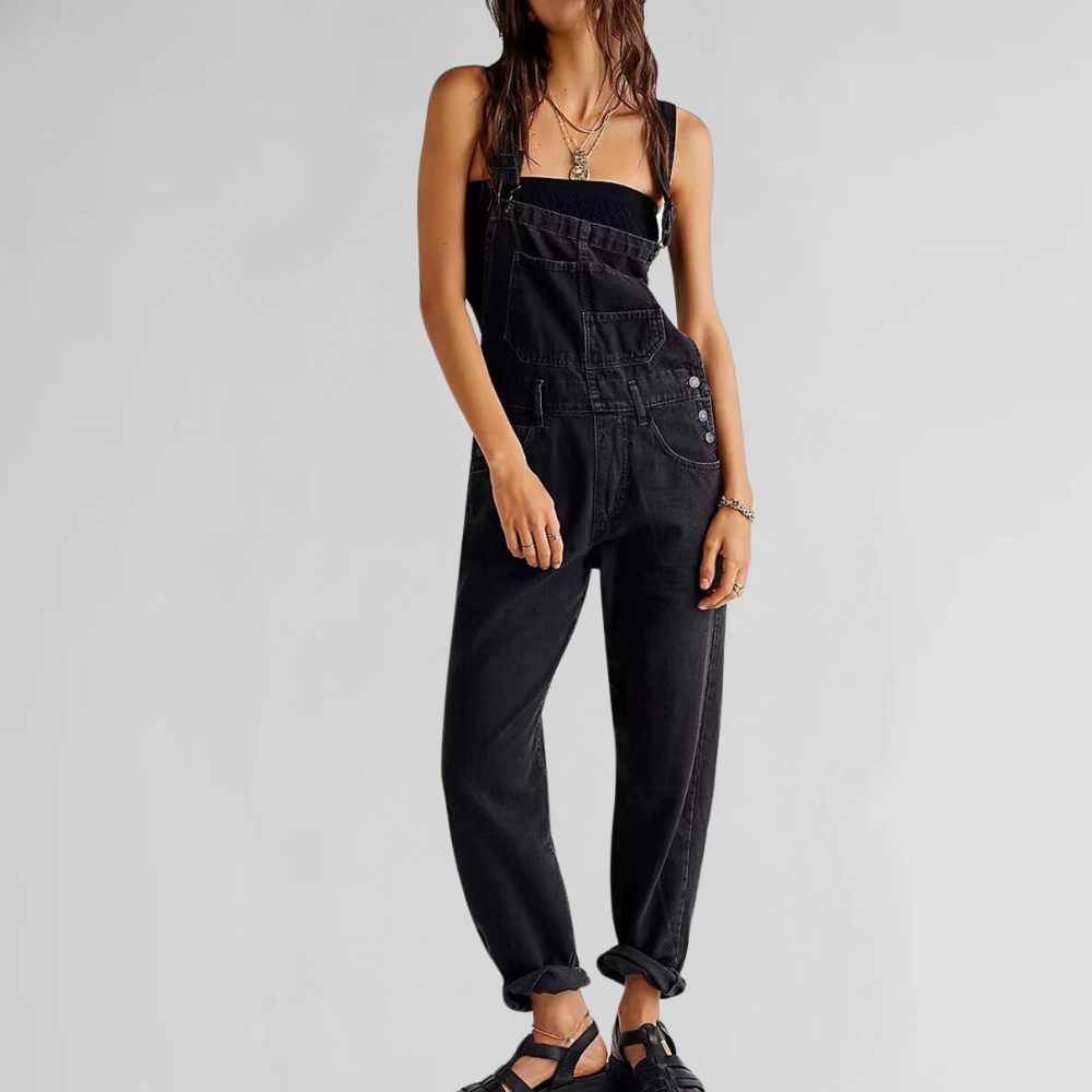 Jacqui | Straight Leg Dungaree Overalls