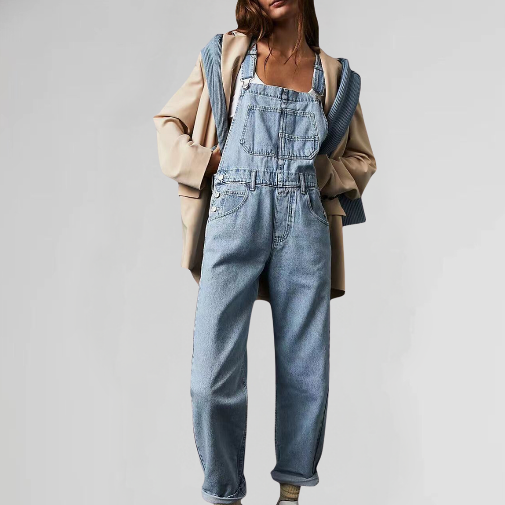 Jacqui | Straight Leg Dungaree Overalls