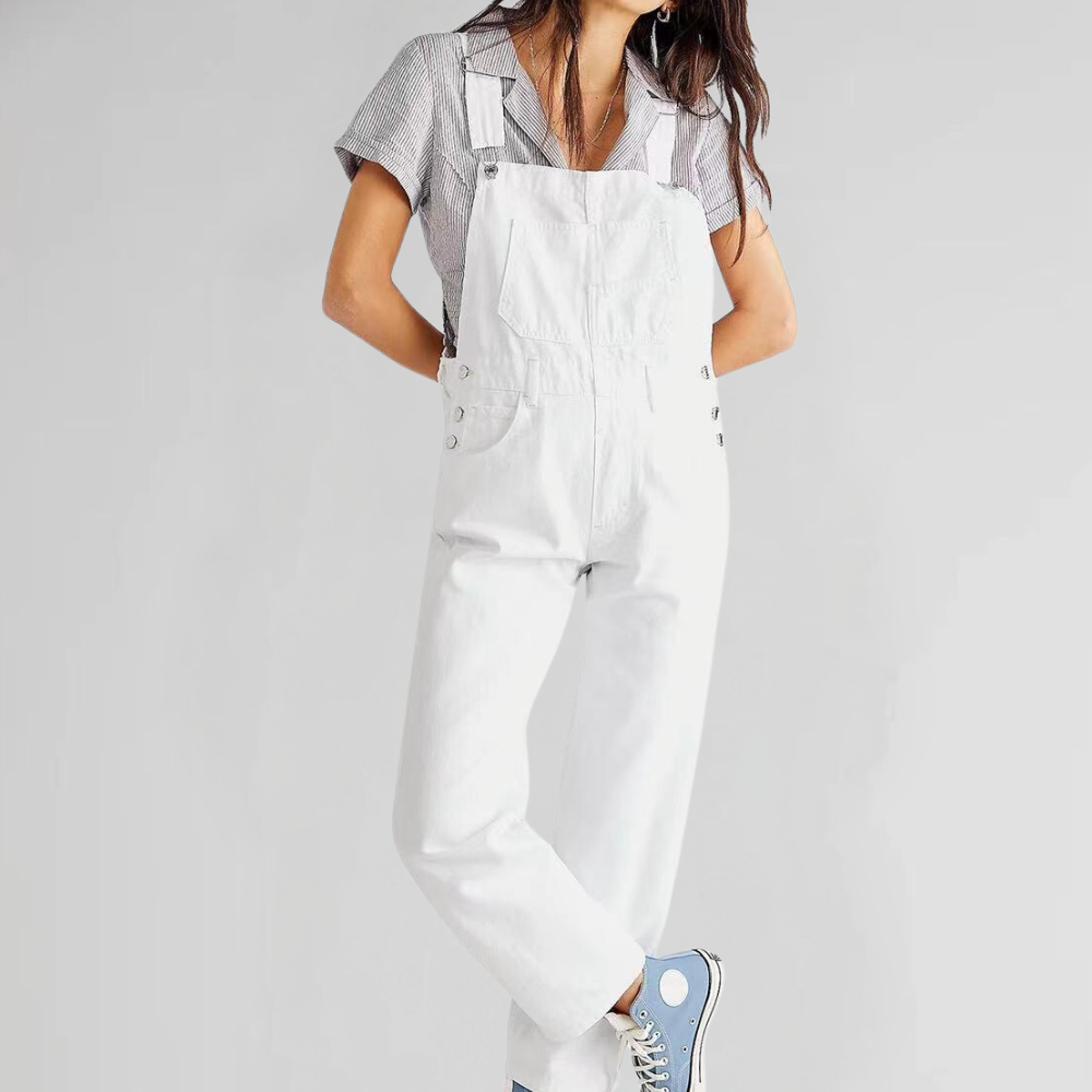 Jacqui | Straight Leg Dungaree Overalls