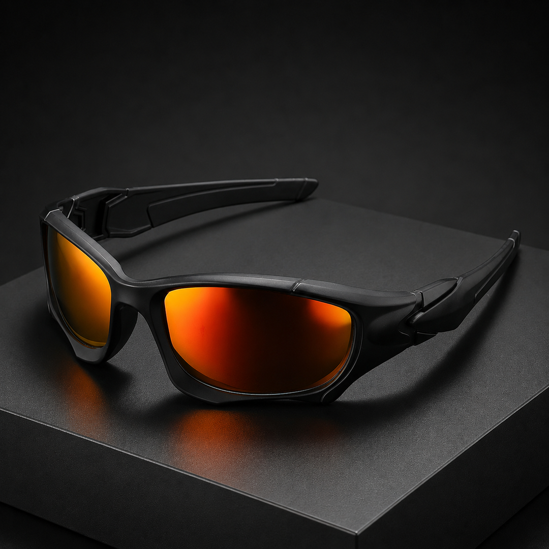 AeroShield | Gafas De Sol Deportivas Envolventes Con Lentes Espejadas