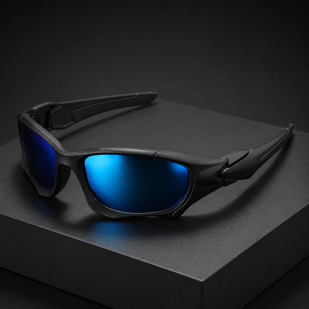 AeroShield | Gafas De Sol Deportivas Envolventes Con Lentes Espejadas