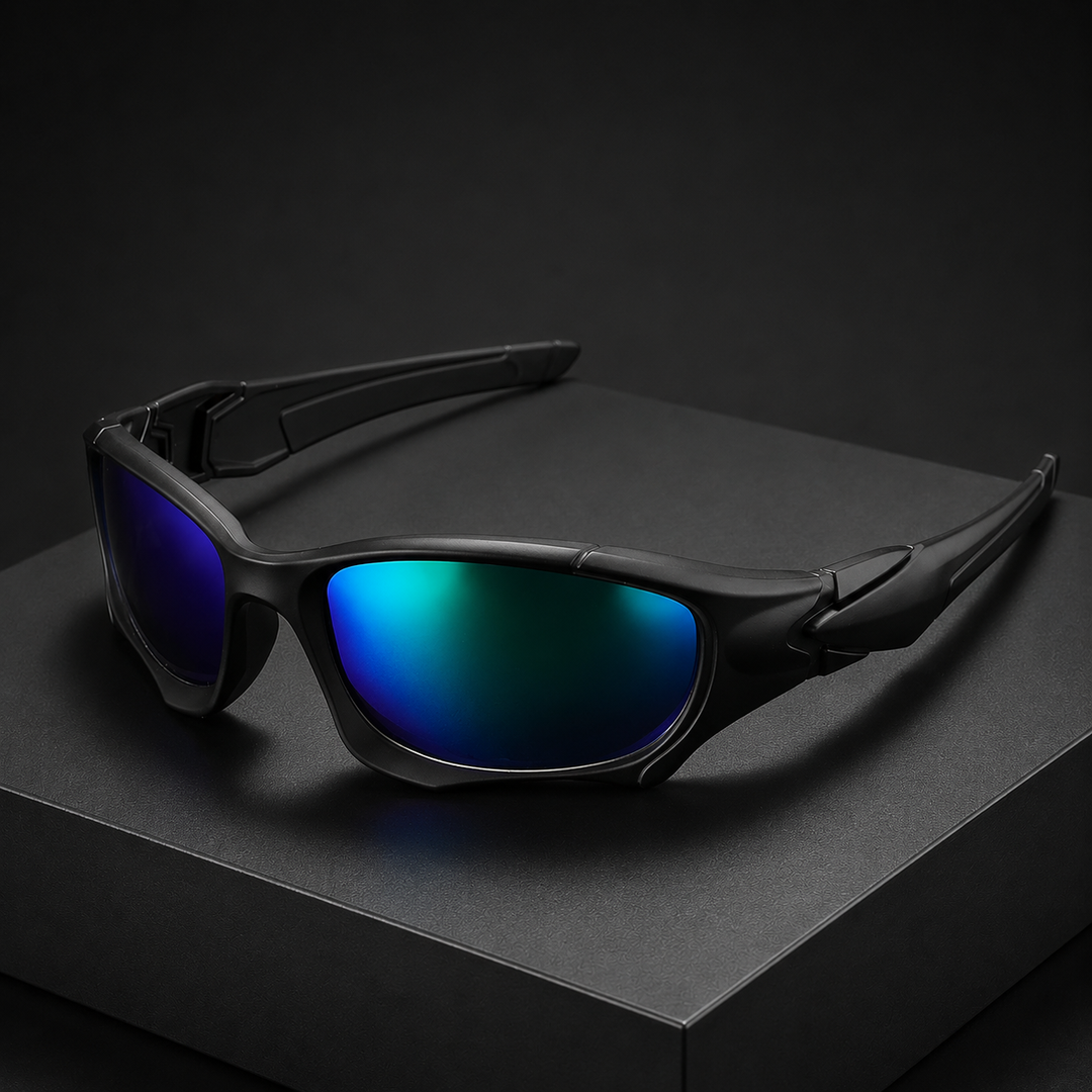 AeroShield | Gafas De Sol Deportivas Envolventes Con Lentes Espejadas