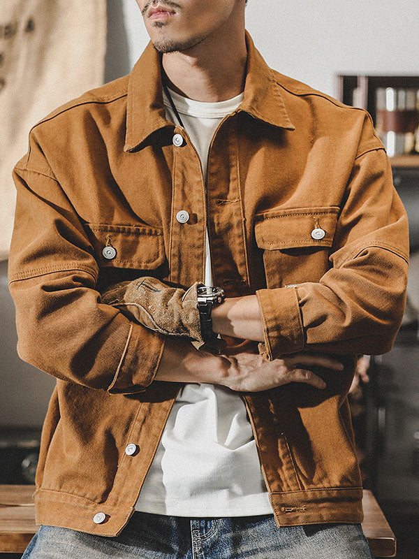 Wibun | Jacket With Button Front and Flap Pockets