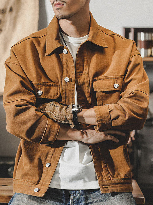 Wibun | Jacket With Button Front and Flap Pockets