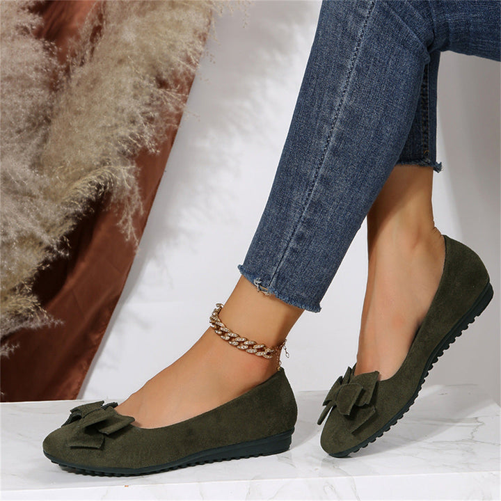 Yasia - Ballet Flats Bow Slip On Shoes