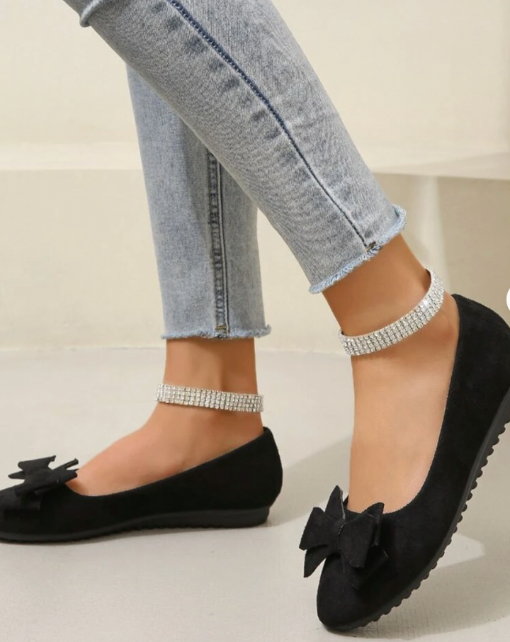 Yasia - Ballet Flats Bow Slip On Shoes