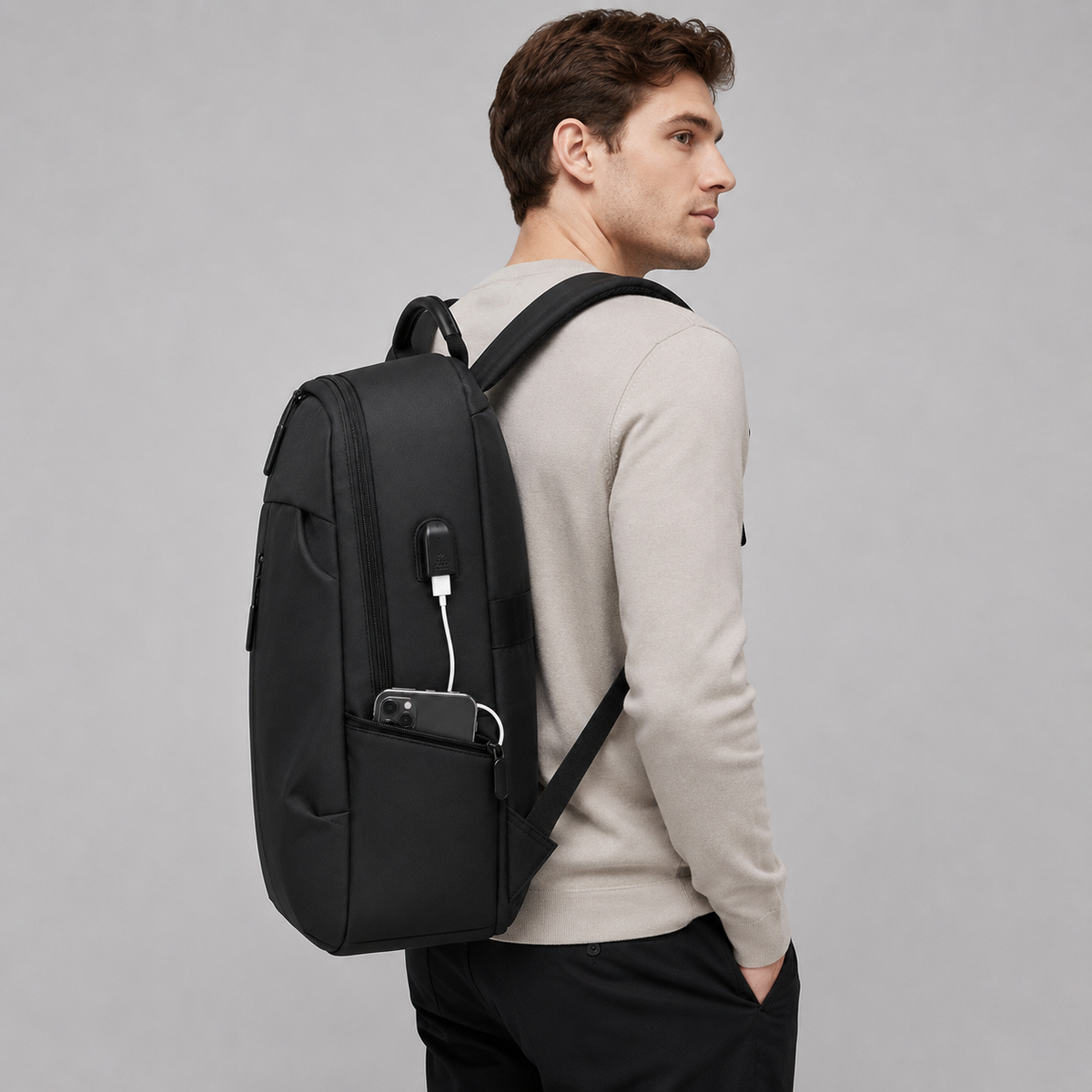 Florian | Minimalist Laptop Backpack with Organizer