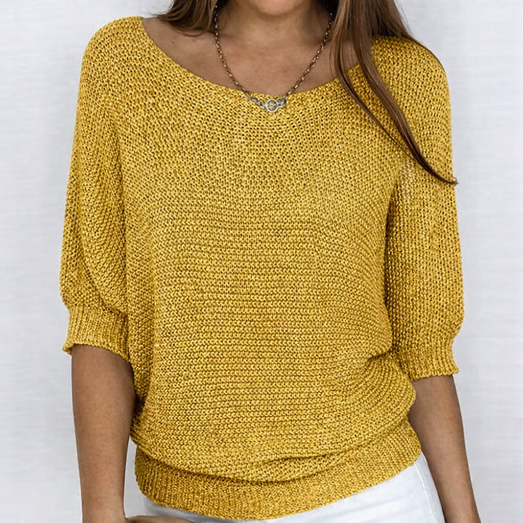 Luigia | Luigia Knitted Sweater with Boat Neck