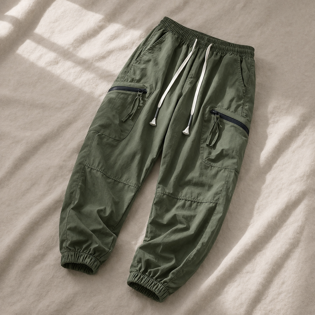Johnas | Cargo Jogger Pants With Drawstring Waist