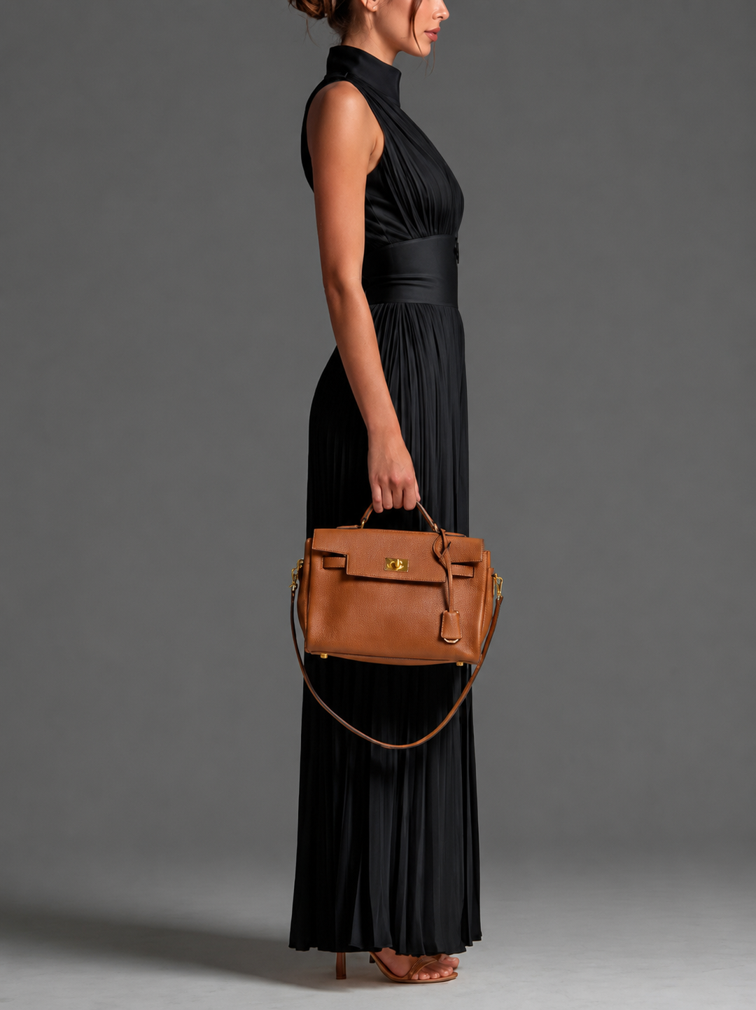 Kleira | Sleeveless Pleated Zip Front Jumpsuit