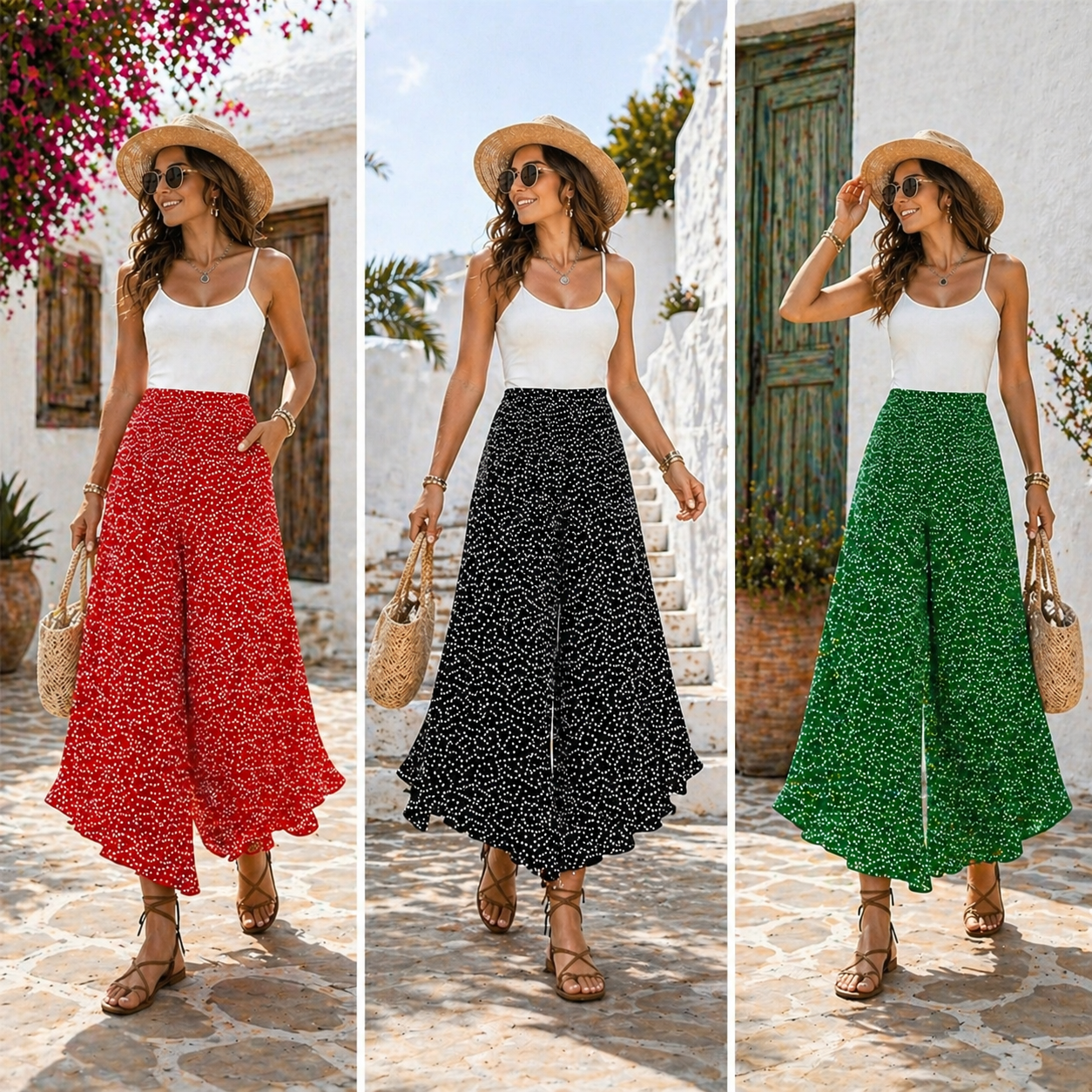 Tatiani | Floral High Waist Palazzo Pants