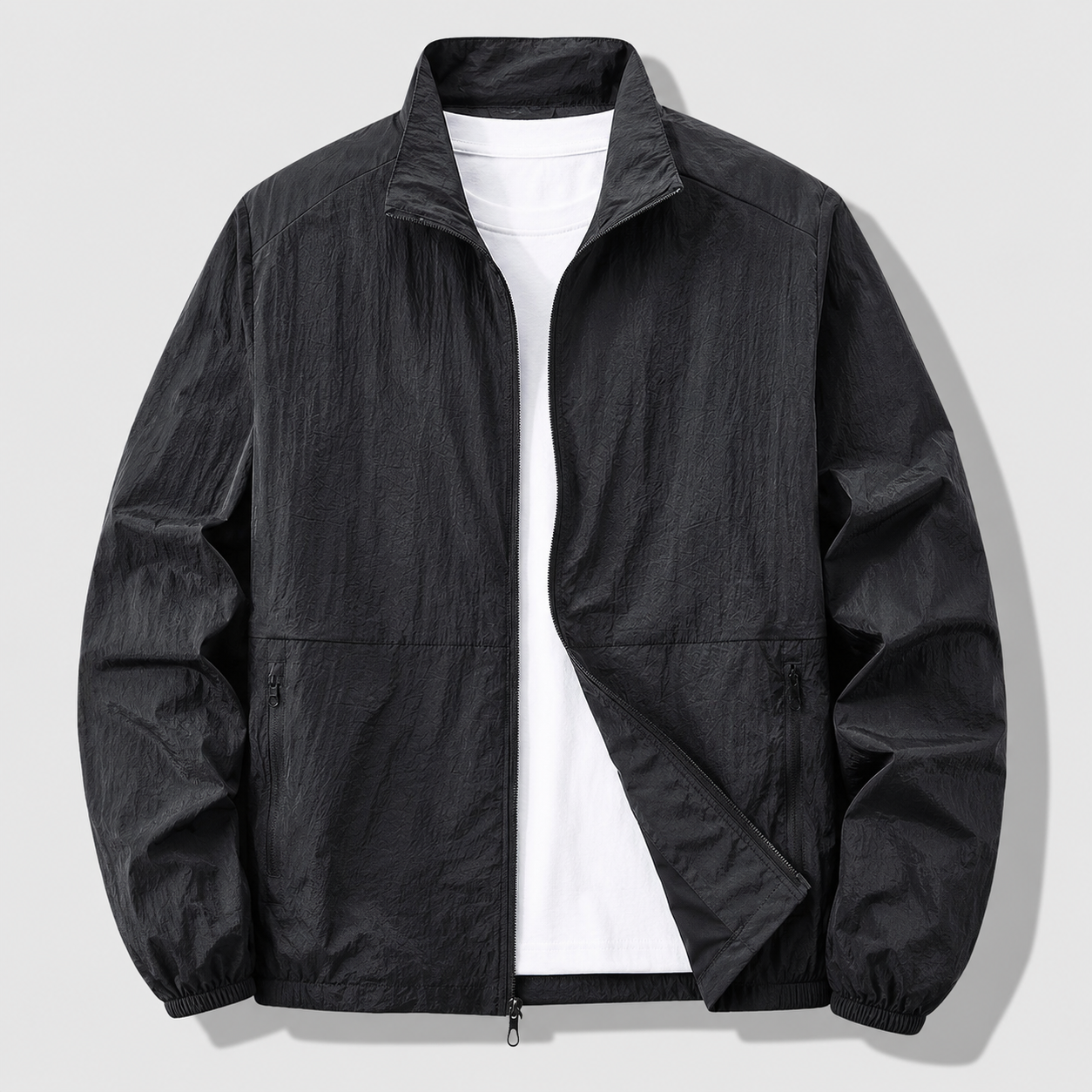 Rickie  - Lightweight Zip Front Windbreaker Jacket