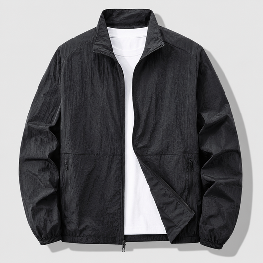 Rickie  - Lightweight Zip Front Windbreaker Jacket