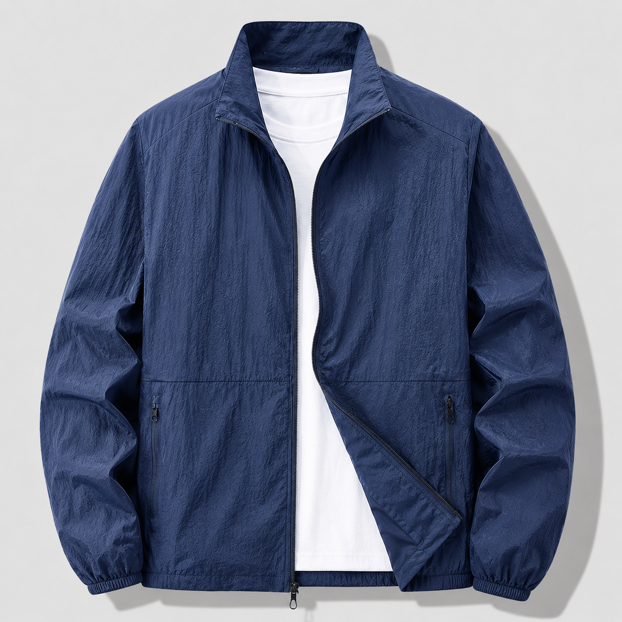 Rickie  - Lightweight Zip Front Windbreaker Jacket