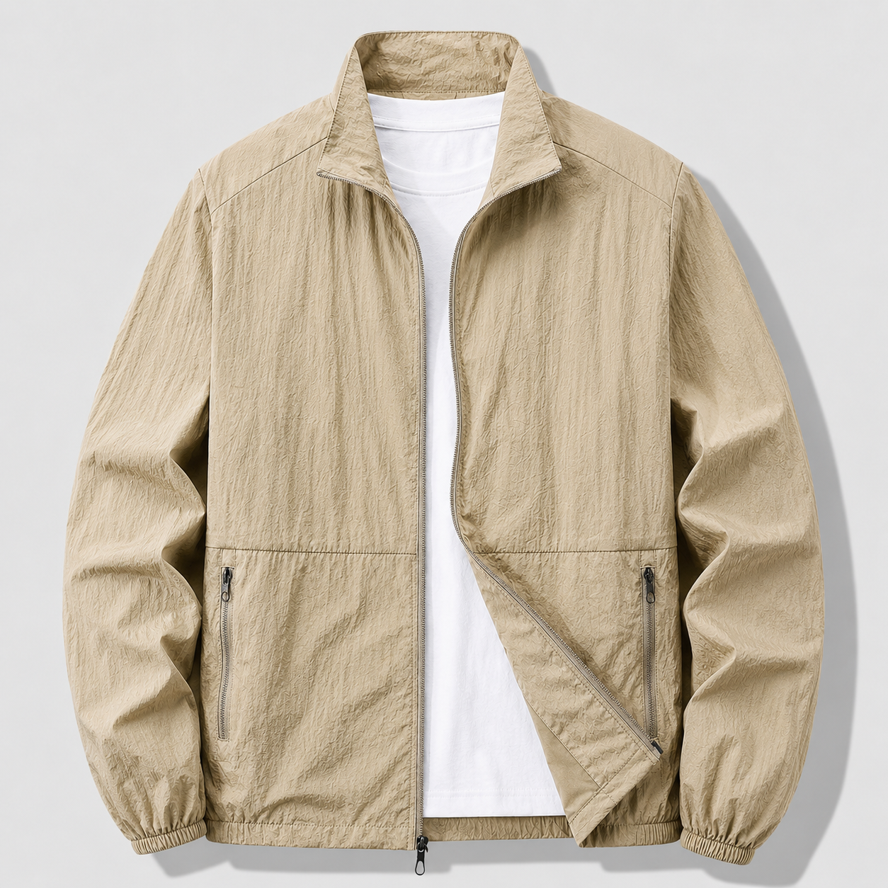 Rickie  - Lightweight Zip Front Windbreaker Jacket