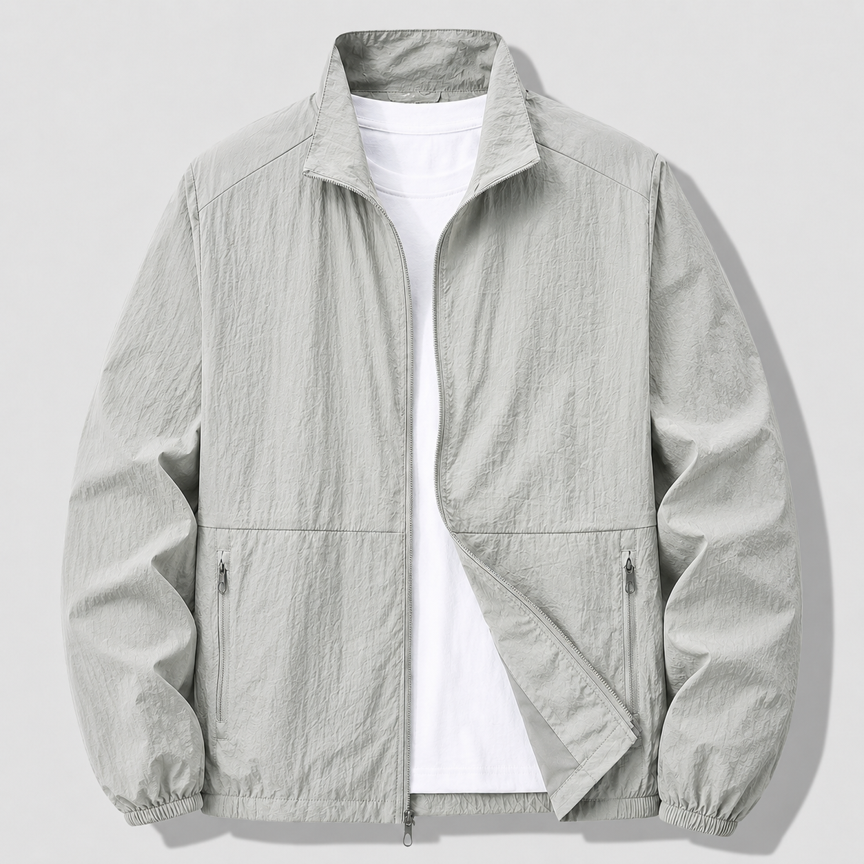 Rickie  - Lightweight Zip Front Windbreaker Jacket